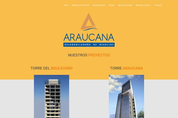 araucanadesarrolladora.com site used Araucana