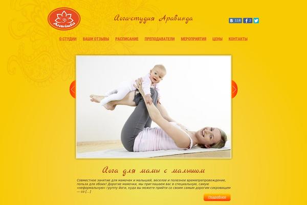 aravinda theme websites examples