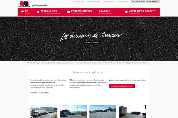 aravis-enrobage.com site used Aravis-enrobage