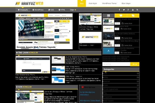 arayuzweb.com site used Arayuzweb