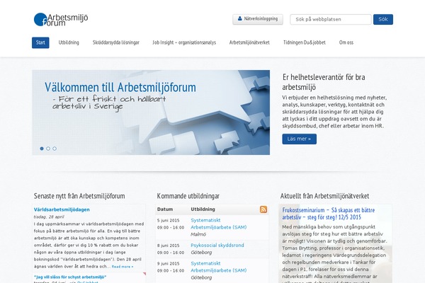 arbetsmiljoforum.se site used Arbetsmiljoforum_v2