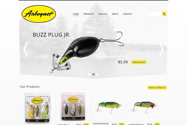 arbogastlures.com site used Arbogast