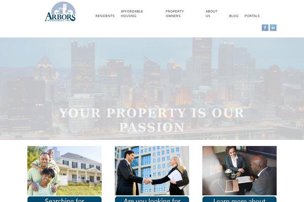 WordPress website example screenshot