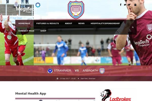 Realsoccer theme site design template sample