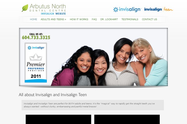 WordPress website example screenshot