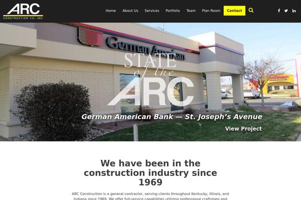 arc-construction.com site used Skeleton