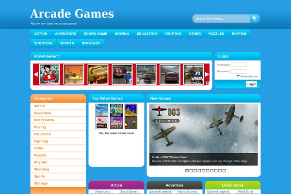arcadegamestar.com site used Arcadegaming