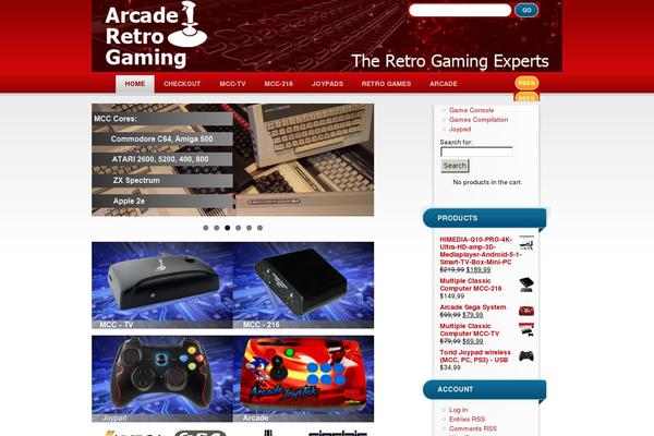 arcaderetrogaming.com site used RedBel