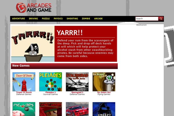 arcadesandgame.com site used Aag