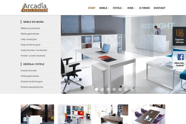 arcadia-meble.pl site used Arcadia-theme