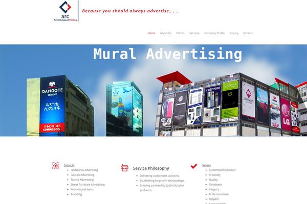 Salient theme site design template sample