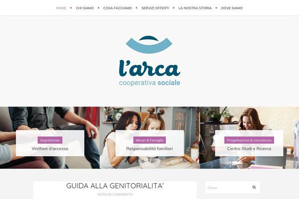 Zarja theme site design template sample