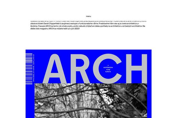 Arch theme site design template sample