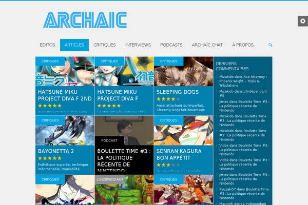 archaic.fr site used Archaicv3