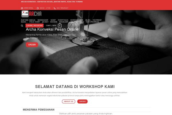 Flatsome theme site design template sample
