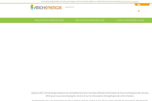 archenergie.fr site used Archenergie