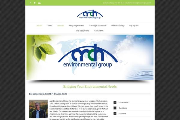 Avada theme site design template sample