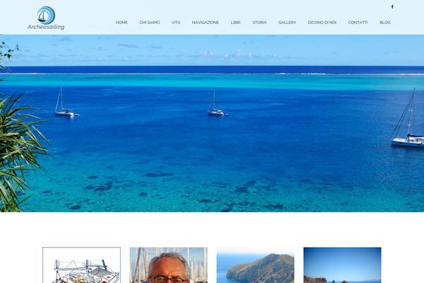 Yachtsailing theme site design template sample