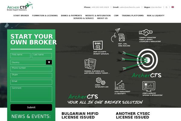 WordPress website example screenshot