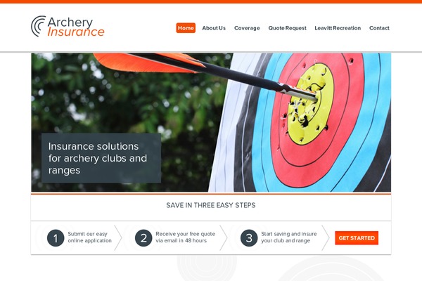 archeryinsurance.com site used Archery-insurance