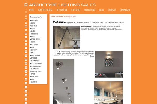 archetypelighting.com site used Archetype