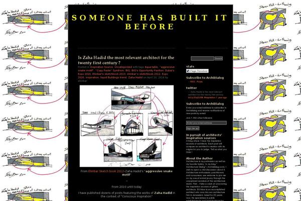 WordPress website example screenshot