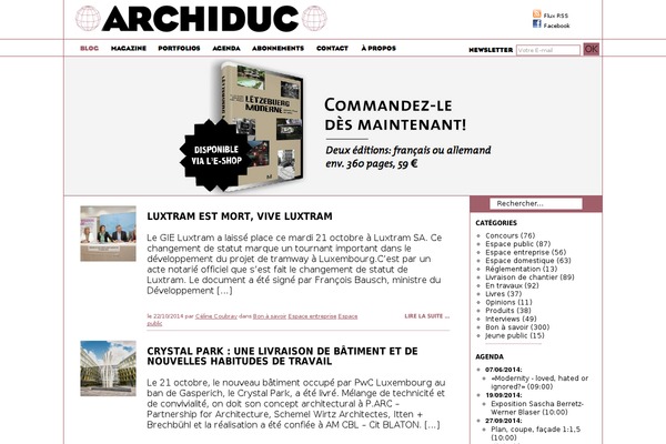 archiduc.lu site used Archiduc