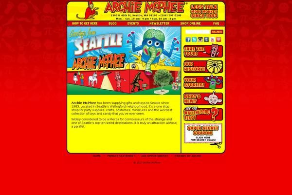 archiemcpheeseattle.com site used Mcphee