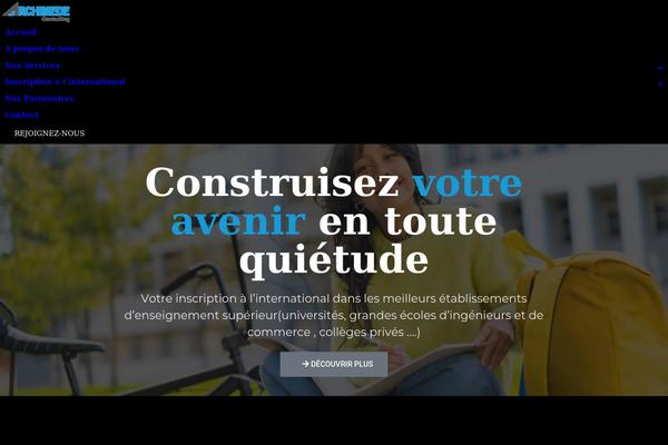 Site using Elementor plugin