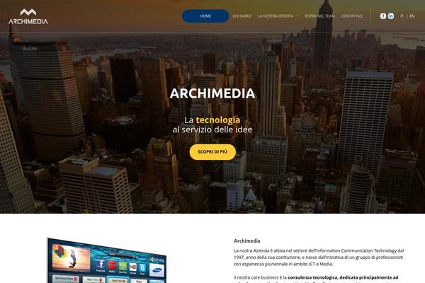 Salient theme site design template sample