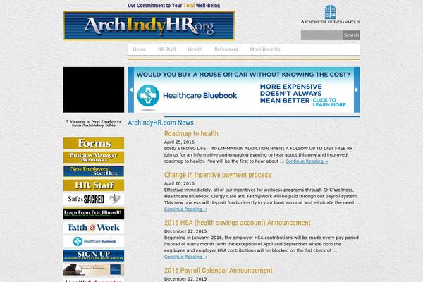 archindyhr.org site used Arch-benefits-v3