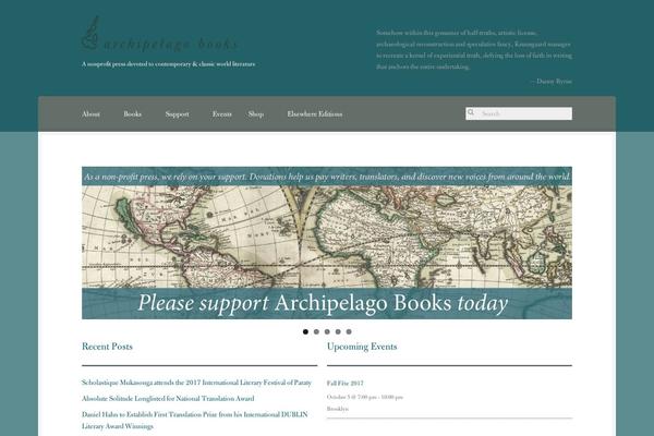 Archipelago theme websites examples