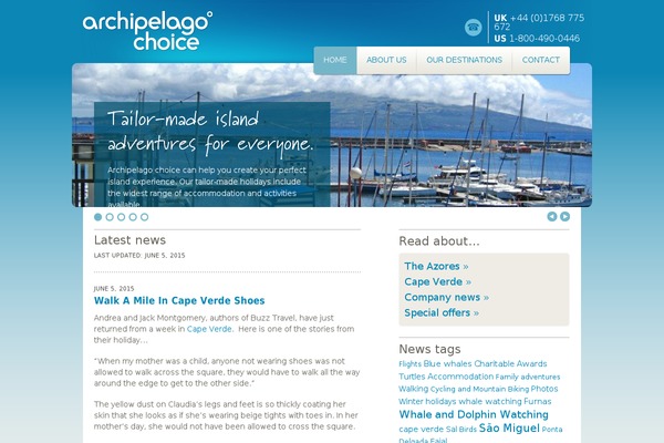 WordPress website example screenshot