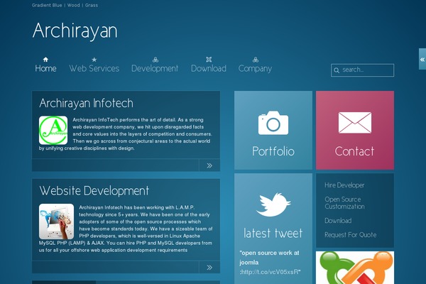 WordPress website example screenshot