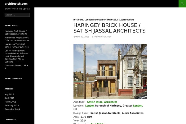 WordPress website example screenshot