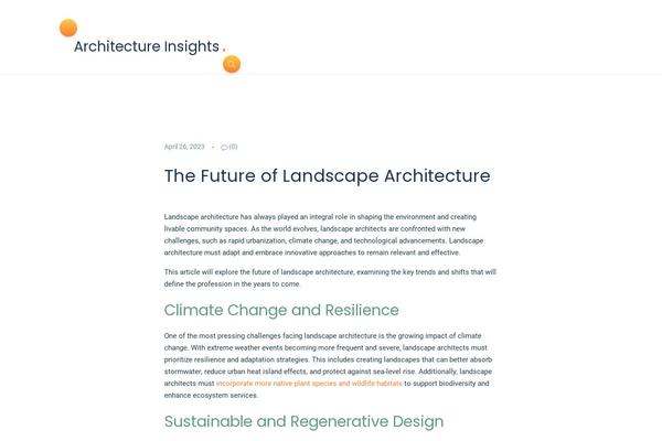 architectureinsights.com.au site used Katen