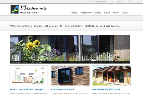 architectureverte.fr site used Wp-opulus-child