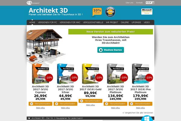 architekt3d.de site used Myarchitect-fr-v2