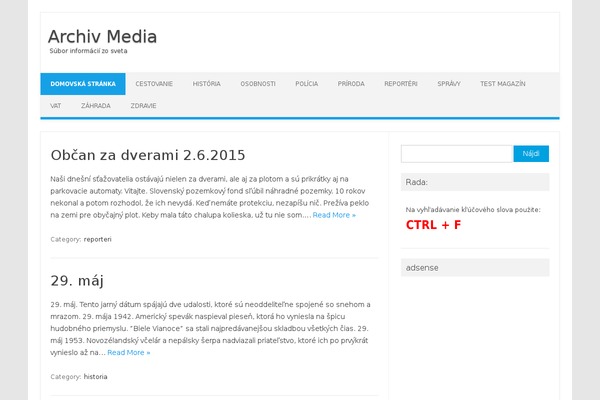 WordPress website example screenshot