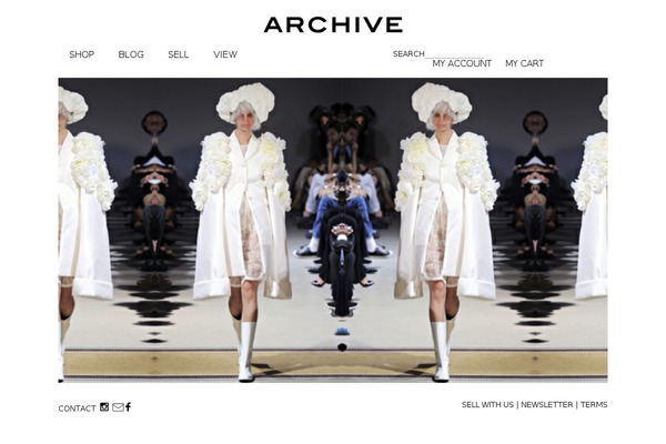 Archive theme site design template sample