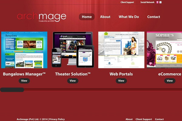 archmage.lk site used Theme1163