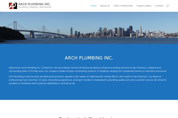 WordPress website example screenshot