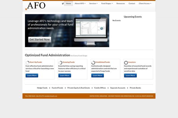 archwayfo.com site used Afoweb