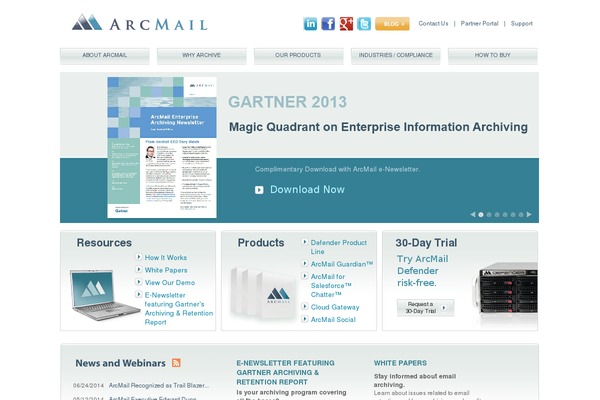 arcmail.com site used Arcmail