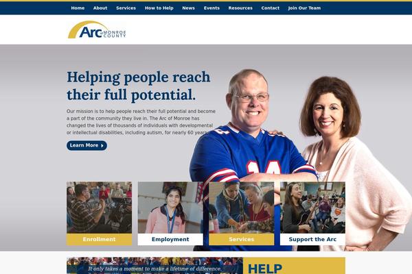 arcmonroe.org site used Arc-of-monroe
