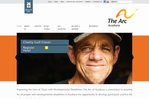 arcofacadiana.org site used Thearc