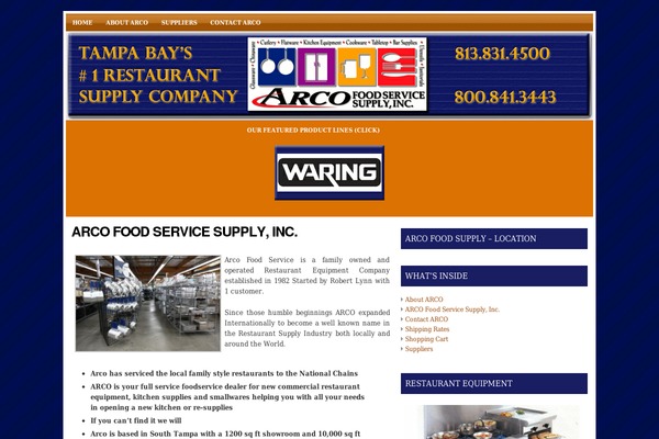 arcofoodservice.com site used Flexxorange