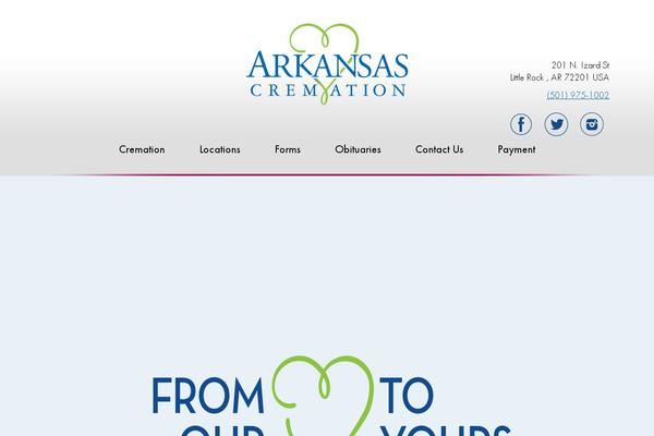 arcremation.com site used Arkansas