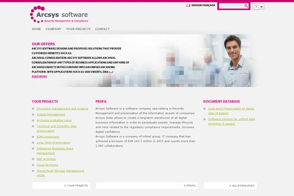 arcsys-software.com site used Arcsys
