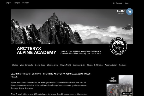 arcteryxacademy.com site used Peddlar
